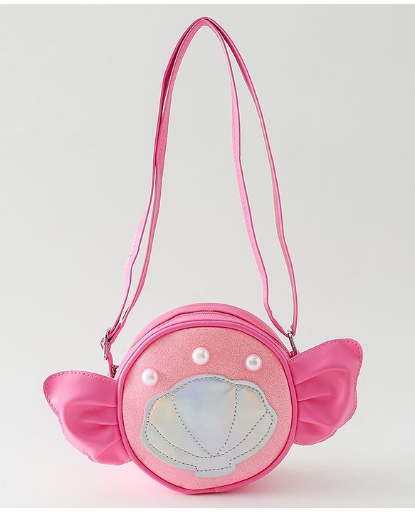 Pine Kids Sling Bag with Girl Design - Pink