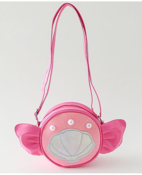 Pine Kids Sling Bag with Girl Design - Pink