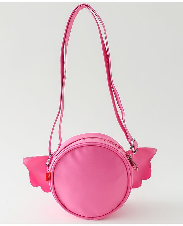 Pine Kids Sling Bag with Girl Design - Pink