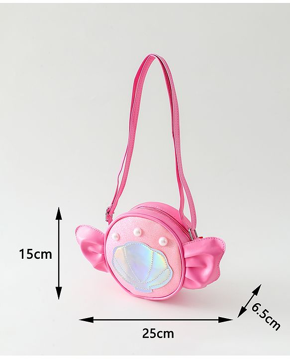 Pine Kids Sling Bag with Girl Design - Pink