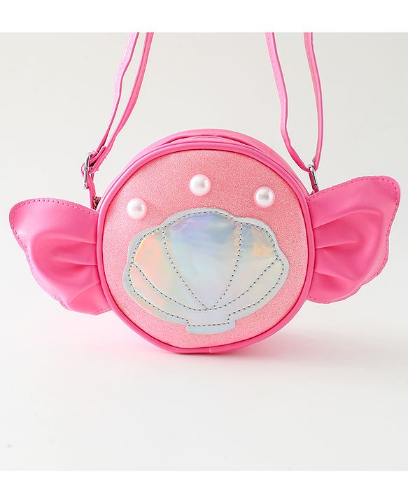 Pine Kids Sling Bag with Girl Design - Pink