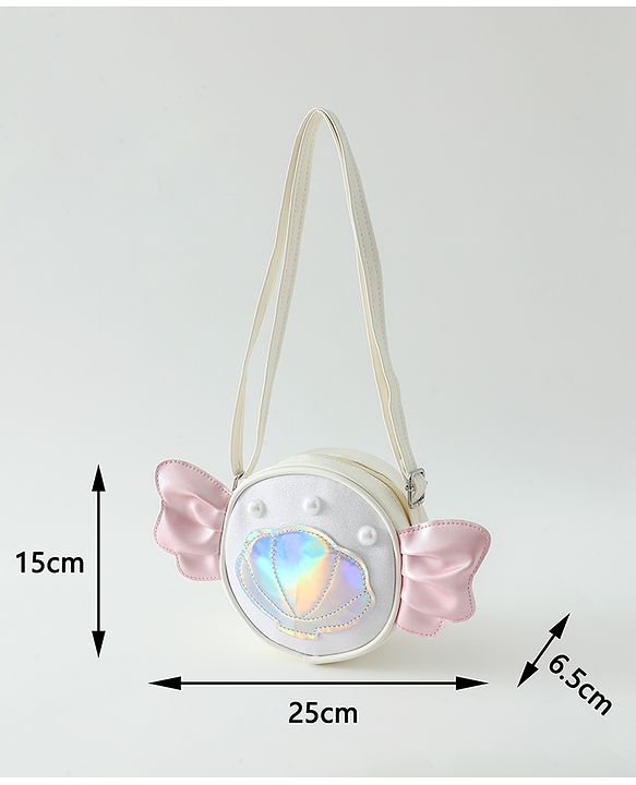Pine Kids Sling Bag with Girl Design - Pink