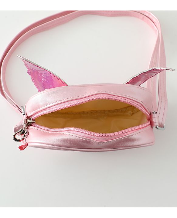 Babyhug Flutter Wings Kids Sling  Bag - Pink