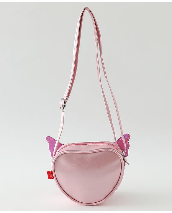 Babyhug Flutter Wings Kids Sling  Bag - Pink