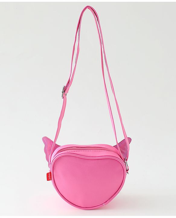 Babyhug Flutter Wings Kids Sling  Bag - Pink