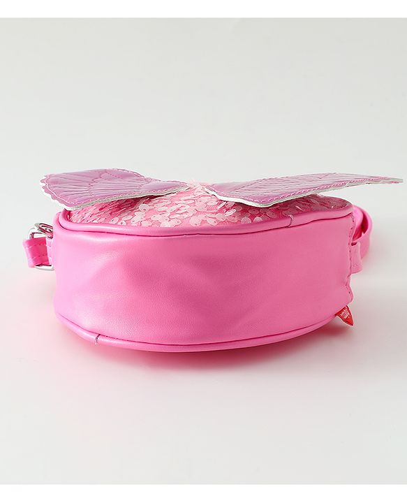 Babyhug Flutter Wings Kids Sling  Bag - Pink