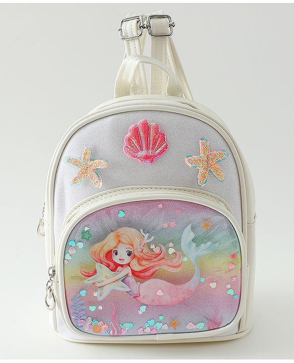 Babyhug Fashion Backpacks - White