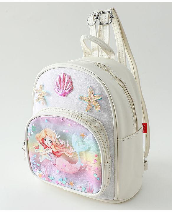 Babyhug Fashion Backpacks - White
