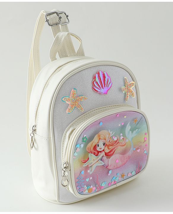 Babyhug Fashion Backpacks - White