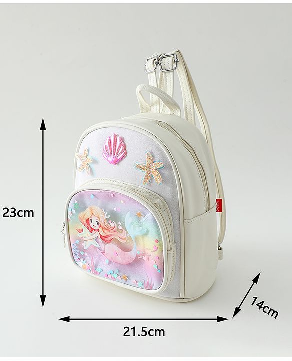 Babyhug Fashion Backpacks - White