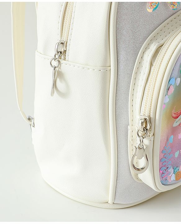 Babyhug Fashion Backpacks - White