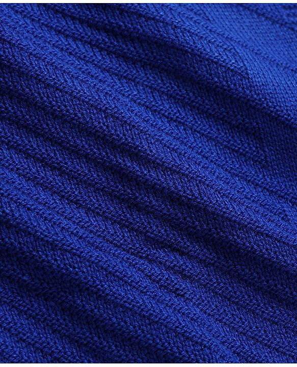 Pine Kids Knit Full Sleeves Sweater Set with Tee - Navy Blue