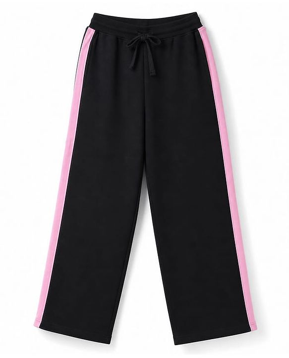 Pine Kids Cotton Looper Knit Half Sleeves Girls Power Printed Top & Pant Set - Pink