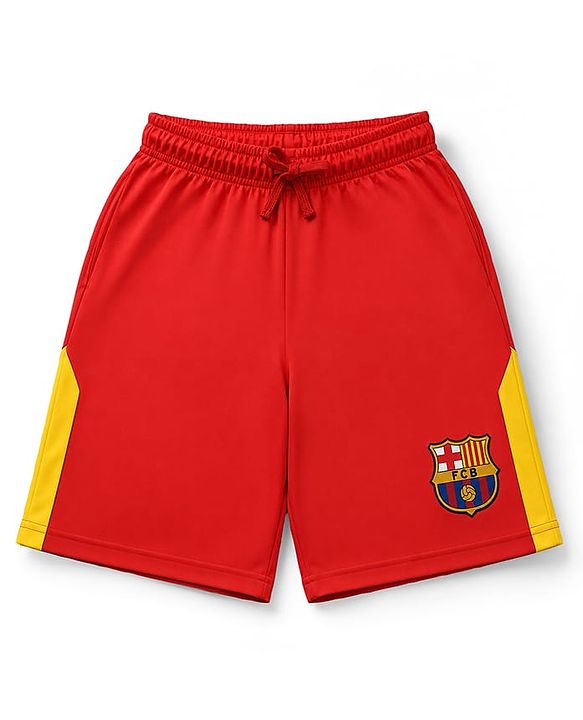 Pine Active Knit Half Raglan Sleeves T-Shirt with Shorts Football Set - Red