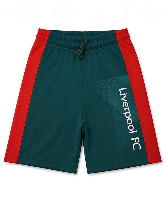 Pine Active Knit Half Raglan Sleeves Football Tee & Shorts Set - Green