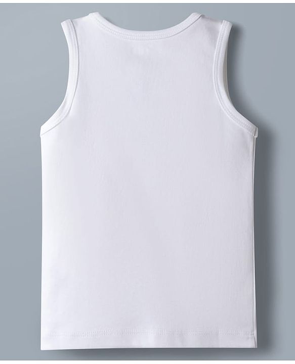 Babyhug Disney Single Jersey Knit Sleeveless Vest with Mickey Mouse Graphics Pack of 2-  White