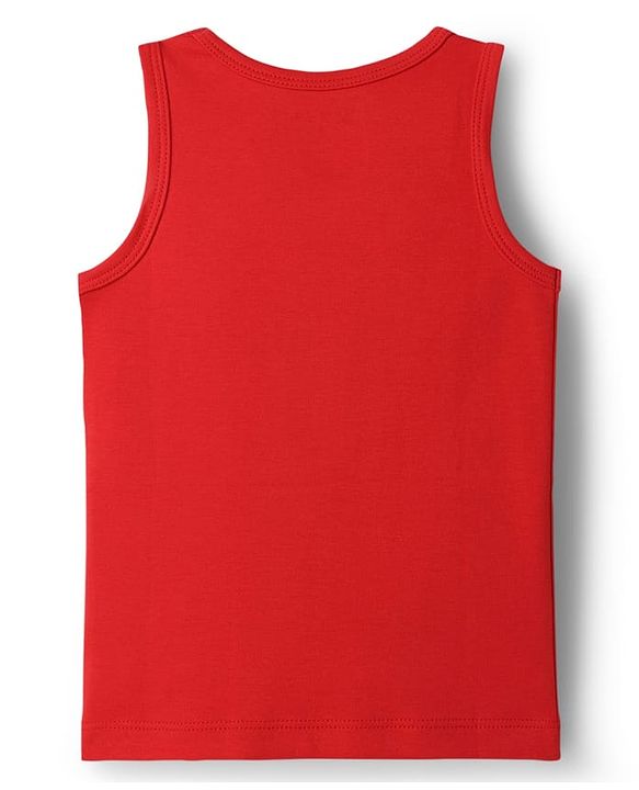 Babyhug Disney Single Jersey Knit Sleeveless Vests With Mickey Mouse Graphics Pack of 2 - Multicolor