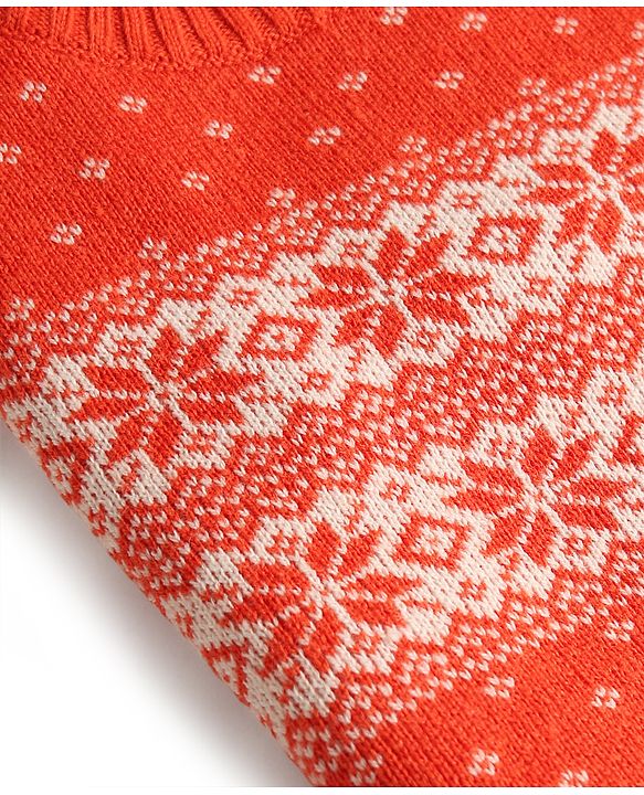 Babyhug Knit Full Sleeves Floral Designed Sweater Set with Cap - Red