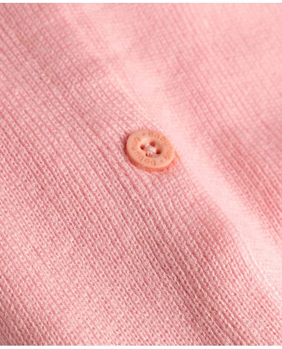 Babyhug Knit Sleeveless Solid Front Open Sweater - Pink