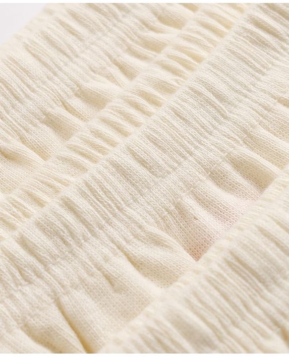 Babyhug 100% Cotton Single Jersey Knit Solid Colour Antibacterial Bloomer Pack of 3 - Cream