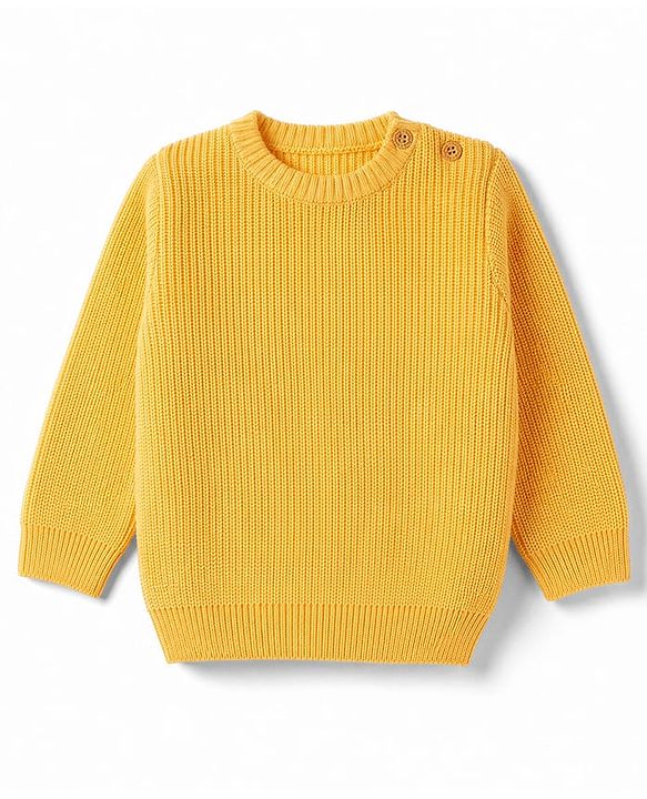 Babyhug Knit Full Sleeves  Pullover Sweater - Red