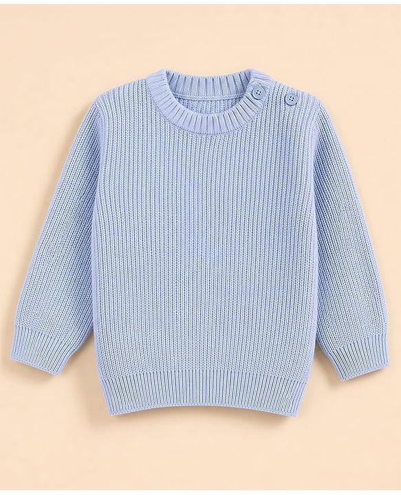 Babyhug Knit Full Sleeves  Pullover Sweater - Red