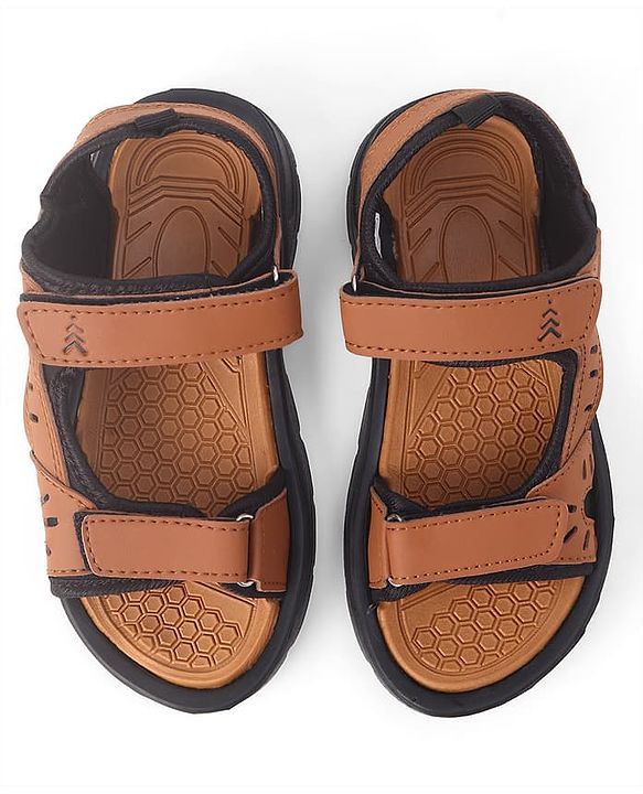 Pine Kids Slip-On Open-toe Sandals - Brown