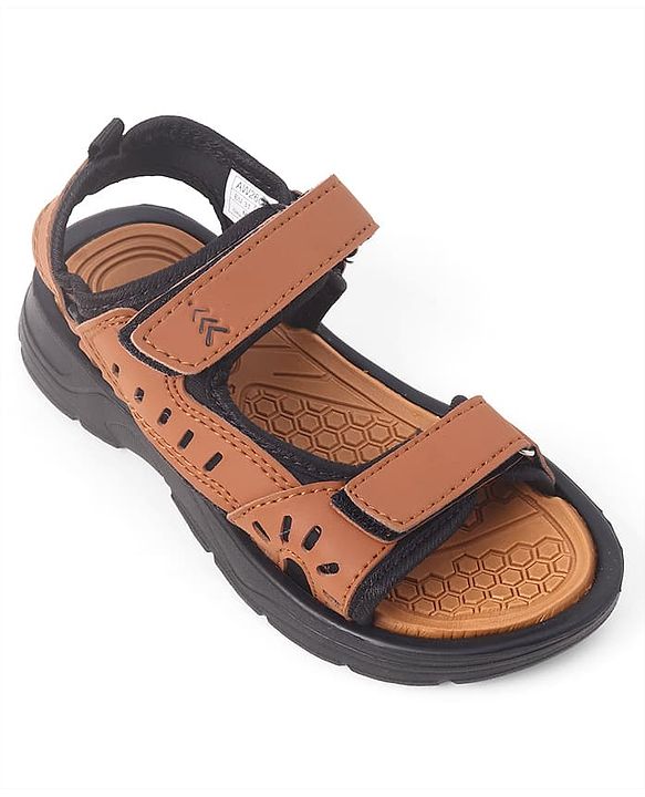 Pine Kids Slip-On Open-toe Sandals - Brown