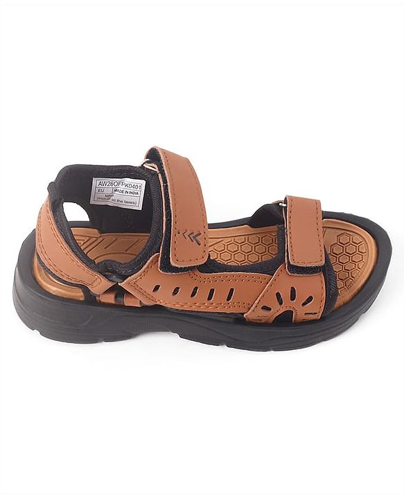 Pine Kids Slip-On Open-toe Sandals - Brown
