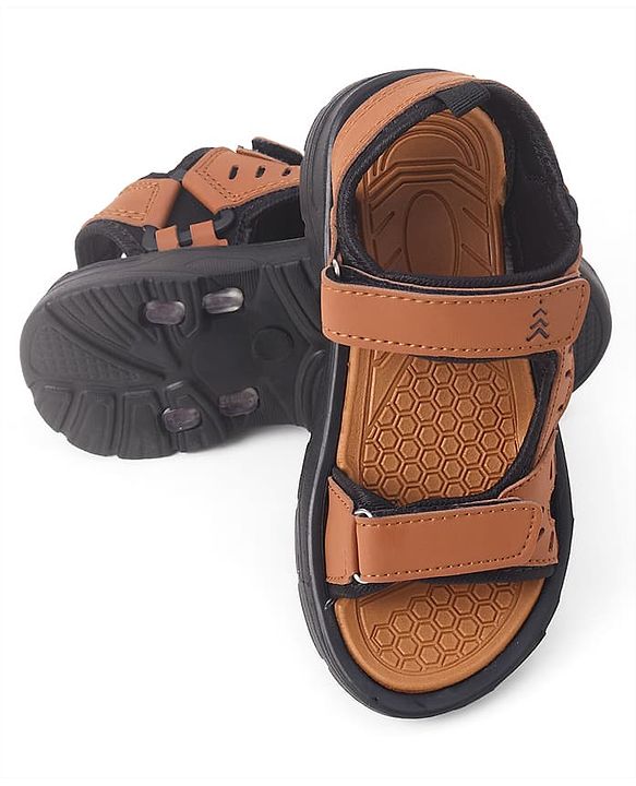 Pine Kids Slip-On Open-toe Sandals - Brown