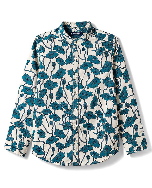 Pine Kids Cotton Woven Printed Shirts Multi Color 4-5 Years