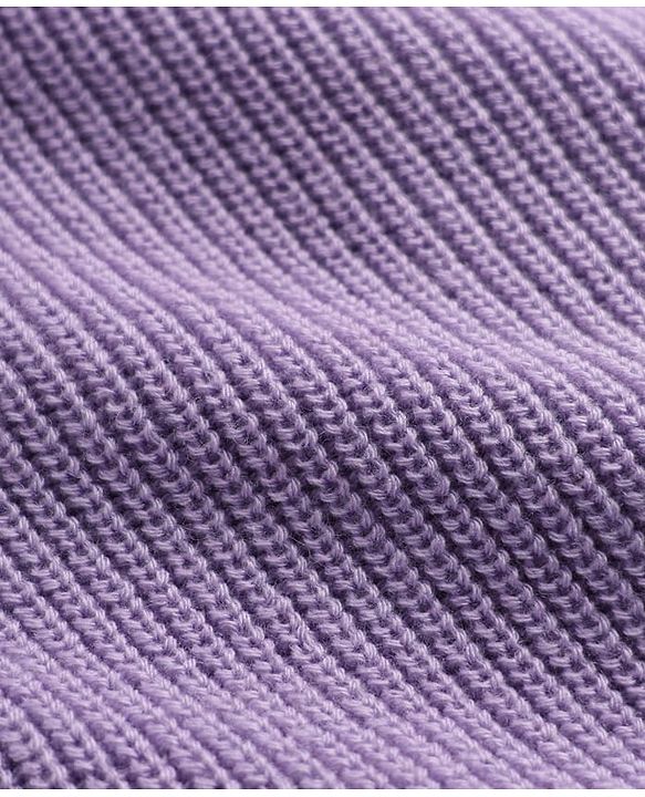 Pine Kids Knit Full Sleeves Solid Sweater Set - Purple