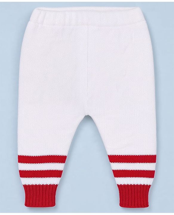 Babyhug Knit Full Sleeves Sweater Set with Cap & Mittens - Offwhite