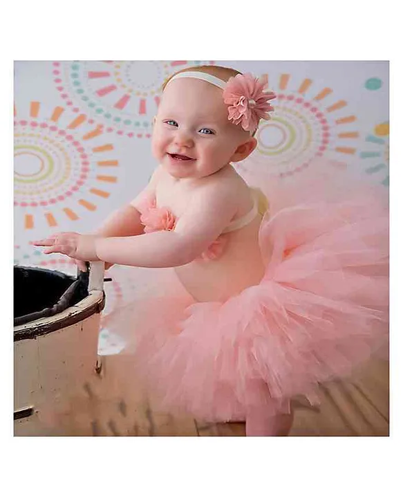 Baby Girl Tutu Dress Toddler Lace Baptism White/Pink Christening For  Wedding 1st Year Birthday | Lazada PH