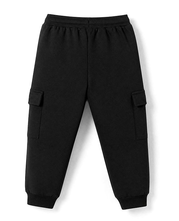 Babyhug Disney Single Jersey Knit Full Sleeves T-Shirt & Joggers Set With Mickey Mouse Graphic - Red