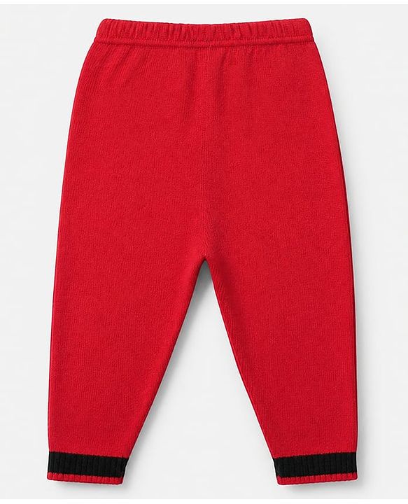 Babyhug  Unisex SWEATER SET Regular  Red 0-3m