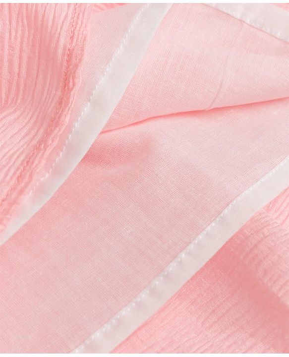 Babyhug Woven Sleeveless Solid Frock - Pink