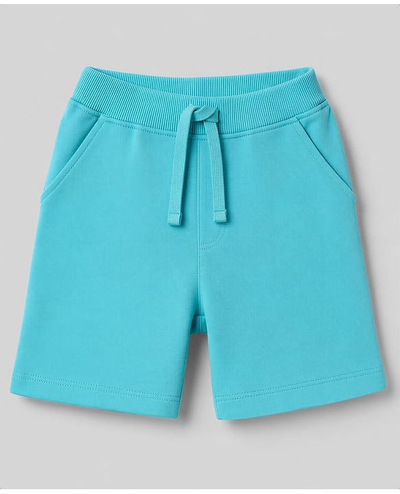 Babyhug Single Jersey Knit Half Sleeves T-Shirt & Shorts Set Car Print - Blue
