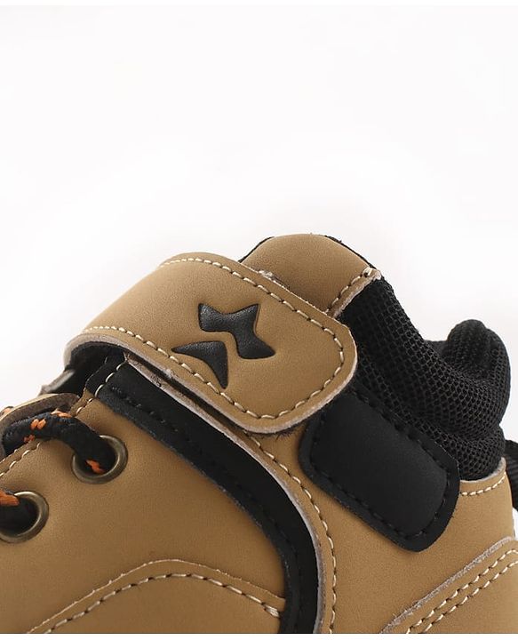 Cute Walk by Babyhug Velcro Closure Solid Winter Shoes - Beige