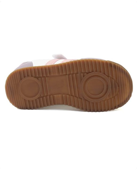 Cute Walk by Babyhug Velcro Closure Sport Shoes With Star Embroidery - Pink