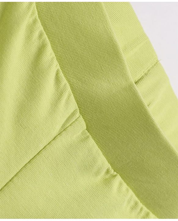 Pine Kids Cotton Lycra Knit Full Sleeves Legging - Lime