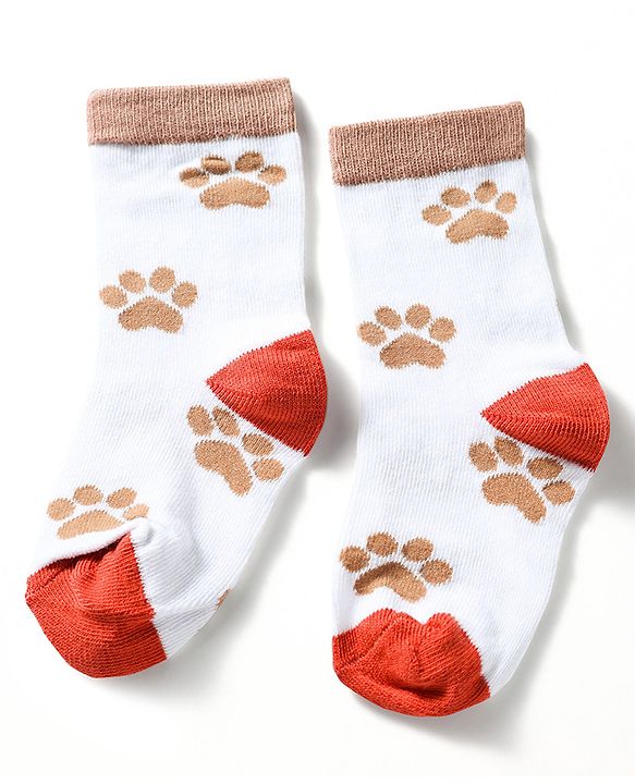 Cute Walk by Babyhug Knit Ankle Length Antibacterial Socks With Bear & Striped Design Pack Of 3 - Navy & White