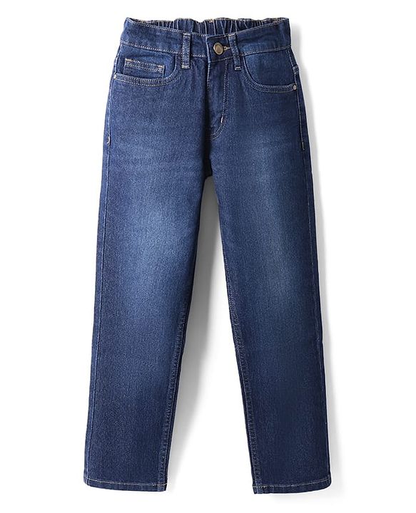Pine Kids Denim Woven Full Length Jeans - Blue
