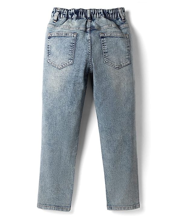 Pine Kids Denim Woven Full Length Jeans in Blue