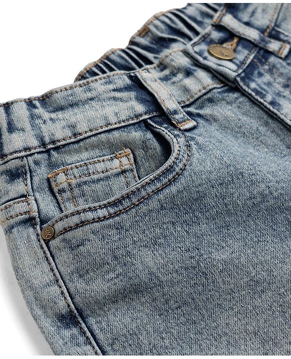 Pine Kids Denim Woven Full Length Jeans in Blue