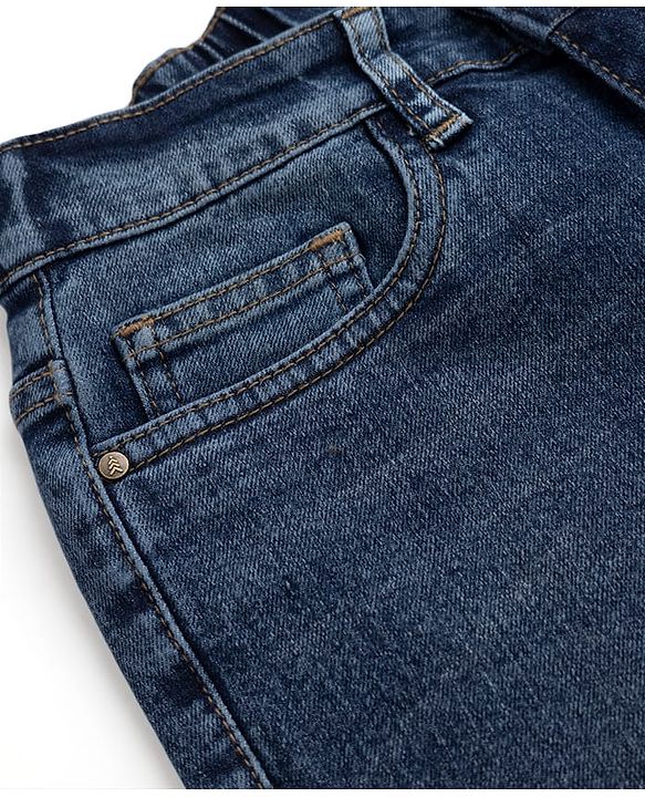 Pine Kids Denim Woven Full Length Jeans in Blue