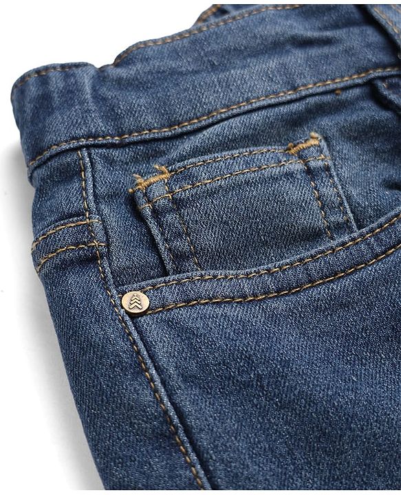 Pine Kids Denim Woven Full Length Jeans in Blue