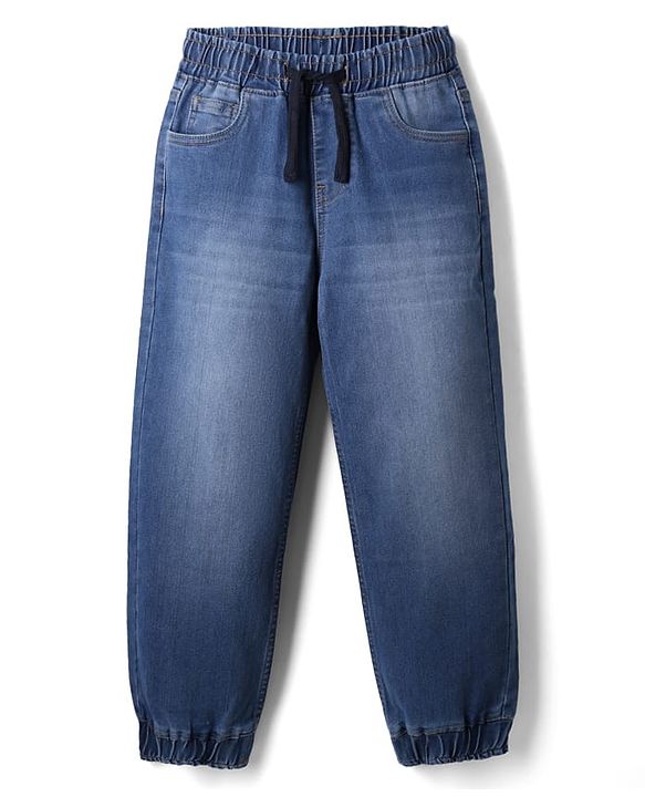 Pine Kids Denim Woven Full Length Jeans - Blue