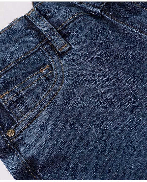 Pine Kids Denim Woven Full Length Cut & Sew Jeans in Blue