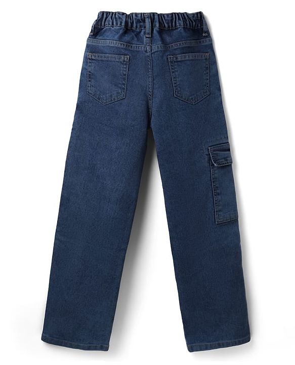Pine Kids Denim Woven Full Length Cut & Sew Jeans in Blue